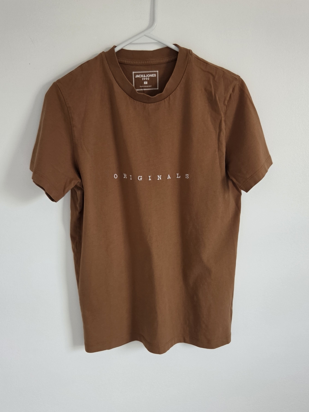 Jack & Jones Brown 'Originals' Short Sleeve Tee